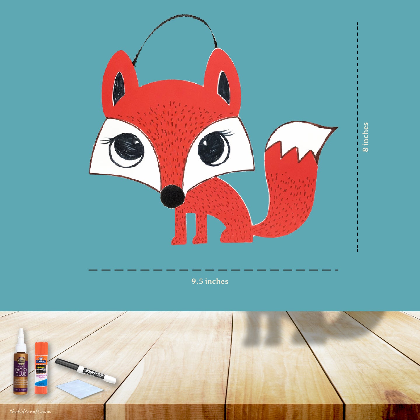 The Clever Little Fox DIY Craft Kit (Pack of 1, 6 or 12 kits)
