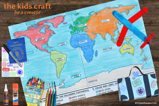 World Traveler DIY Craft Kit Box